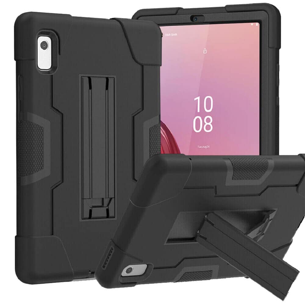 Lenovo Tab M9 9.0 inch 2023 TB-310FU Hybrid Fancy Shockproof Heavy Duty Kickstand Case Cover Lenovo Tab M9 9.0 inch 2023 TB-310FU Hybrid Fancy Shockproof Heavy Duty Kickstand Case Cover